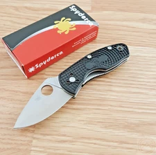 Spyderco Ambitious Light Folding Knife 2.5" 8Cr13MoV Steel Blade FRN Handle