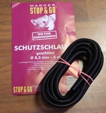 6,16&euro;/m 3m Stop&Go Marderschutz Schutzschlauch &Oslash;8,5mm Kabelschutz 07565