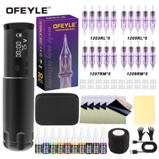 Tattoo Kit Professional Tattoo Pen Machine Coreless Motor Wireless Power Supply