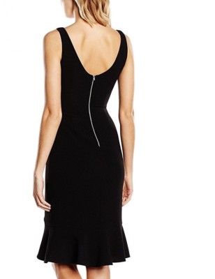 princess polly baby blue dress Beyoncé Steps Out In A Little Black Versace Dress main image 0