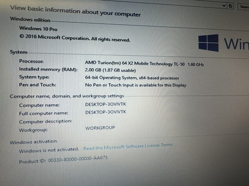 Dell Latittude 131L Laptop, 14.1” Win10pro, AMD Duo, 160GB HDD, 2GB, DVD, Wifi - Picture 13 of 18