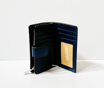 MICHAEL KORS JET SET TRAVEL MD BIFOLD COIN ZIPPER WALLET MK