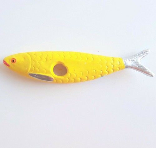 Yellow Ceramic Sardine Sardinha de Cerâmica Made in Portugal - Picture 2 of 2