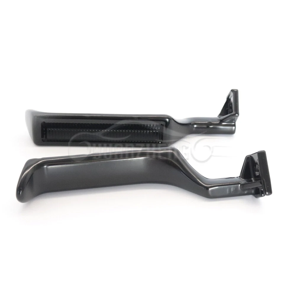 Nuevo par de manijas de puerta interiores de metal negro izquierda derecha para Ford F150 F250 F350 1987-1996 Foto 4 de 4