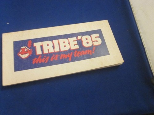 Cleveland Indians 1985 Media Guide - Picture 4 of 4