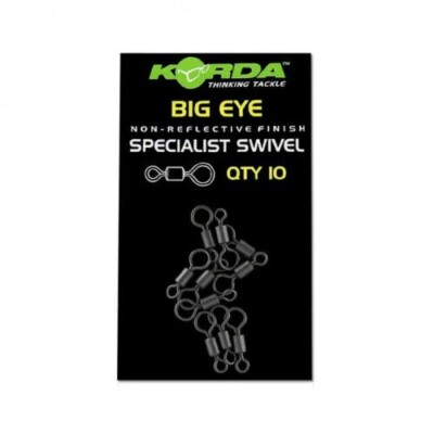 KORDA BIG EYE SPECIALIST SWIVEL - CARP FISHING BIG EYE SWIVEL