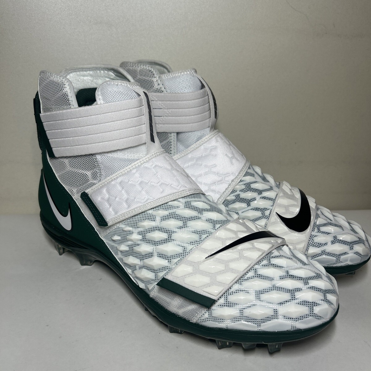 Nike Force Savage Elite 2 White/Fir Green Football Cleats Size BV3962-104 Nike Force Savage Elite 2  main image 4