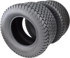 Set of Two New 24x12.00-12 4 Ply Turf Tires for Lawn & Garden Mower (2) 24x12-12