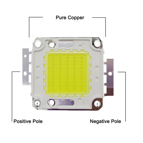 50W LED Chip COB 30V-36V Cool white Integrated Bright Bulb beads for Floodlight - Picture 3 of 6