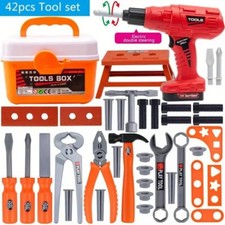 Children's Toolbox Set, 42 piece tool set including drill and workbench