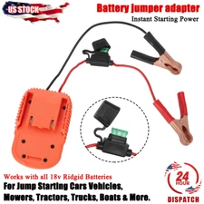 For Jump Starting Vehicles Mowers Tractors Marine RV Ridgid 18V JUMP STARTER US 