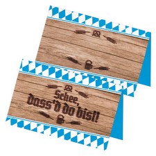 OHREN Bayern Servietten Oktoberfest - 40 Stück 33x33cm Mit Bier & Brezel Motiven