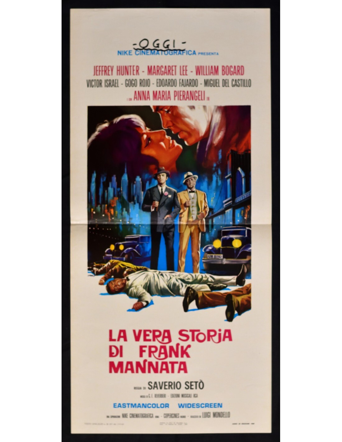 Locandina originale film La vera storia di Frank Mannata (1969) - Regia di Javier Setó
