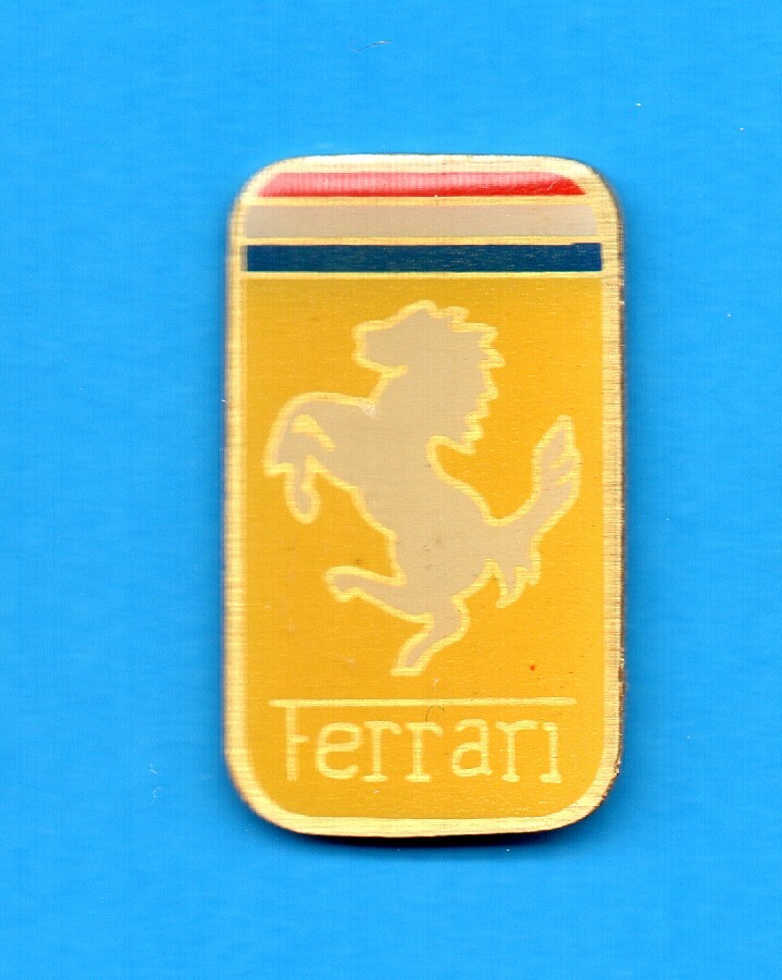 Pin's Ferrari - Pays-Bas Nederland - Logo Voiture - Laiton - Occasion