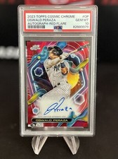 2023 Topps Cosmic Chrome Oswald Peraza Red Flare Auto 5/5 PSA 10 #CCA-OP RC