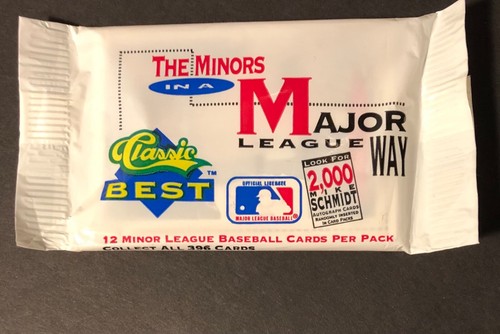 1991 Classic “The Minors in a Major League Way” Complete Factory Sealed Pack - Bild 1 von 8