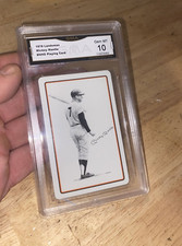 Mickey Mantle Vintage Baseball Playing Card GMA 10 Yankees Collector GEM MINT