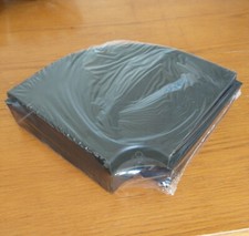 90 degree flat bend - Black plastic rigid trunking 150mm x 80mm BRAND NEW - ASHP