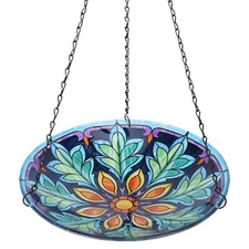 Hanging Bird Bath Bird Baths For Outdoors 11 Inch Glass Bird Bath Bowl Outdoor B