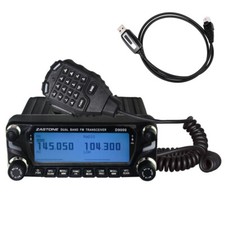 ZASTONE ZT-D9000 50W Dual Band Walkie Talkie Ham Car Mobile Radio Program Cable