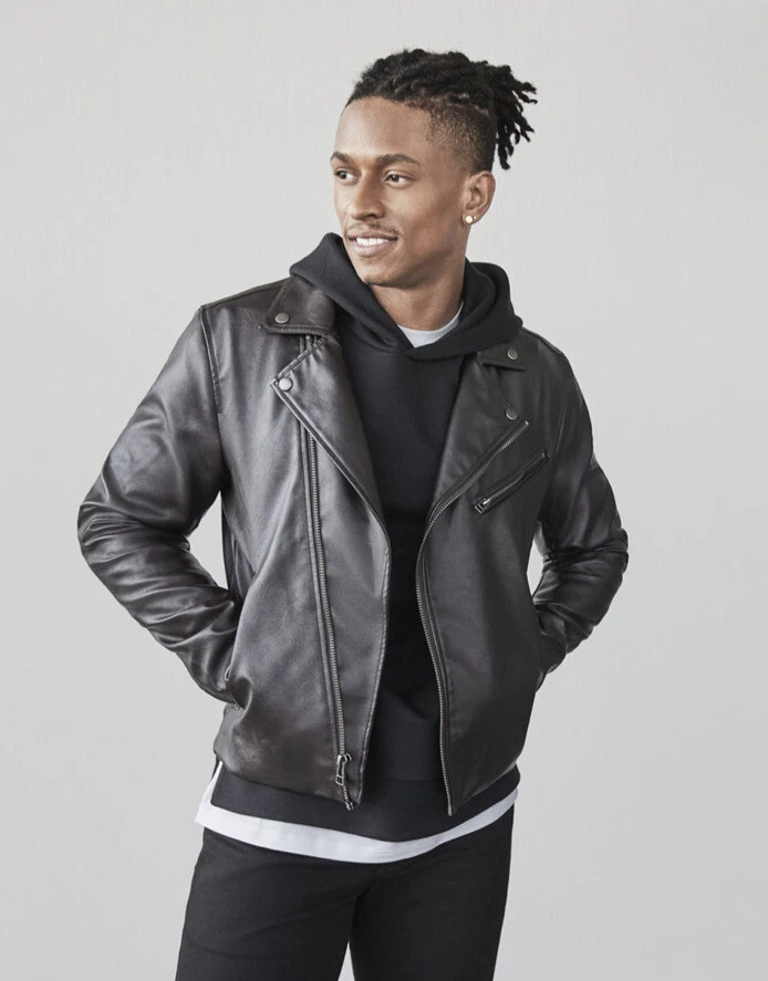 JF J.Ferrar Mens Midweight Motorcycle Jacket - Size 2XL - Black Coffee - NWT - Image 3 of 4