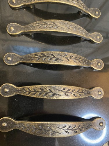 Schrankgriffe 6 Stück Bronze mit Ölschliff von Amerock Natures Splendor - Bild 4 von 8