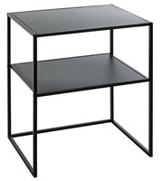 Haku Beistelltisch Schwarz Abstelltisch Ablagentisch Wohnzimmertisch Couchtisch