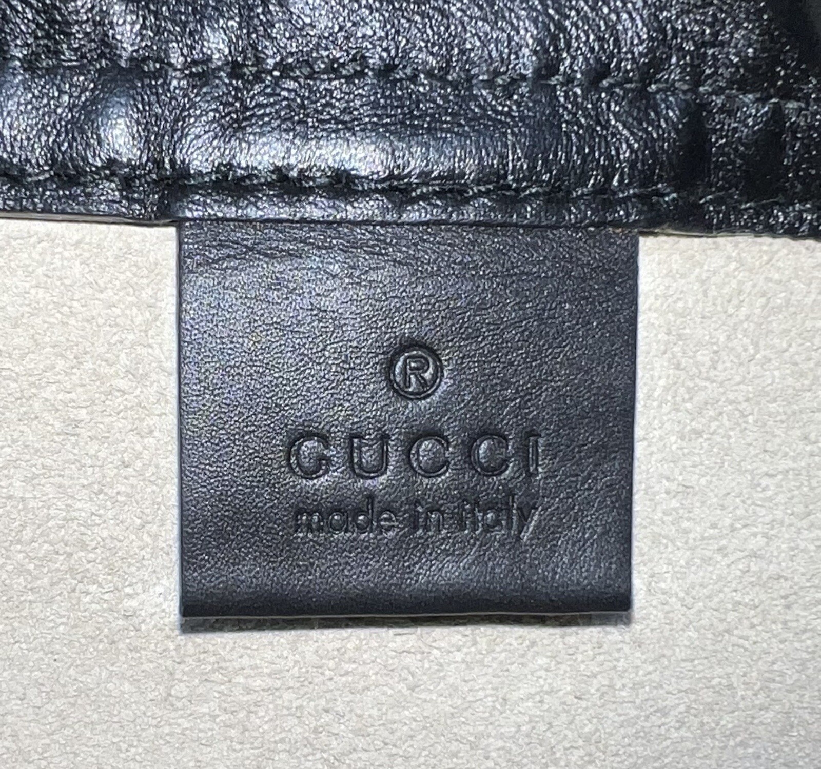 Gucci Zaino White Cripto Logo Drawstring Backpack… - image 8