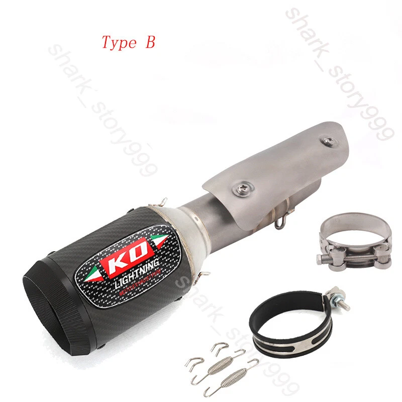 Silenciadores de carbono de tubo medio sistema de escape deslizables para Suzuki GSXR1000 2012-2023 Foto 4 de 4