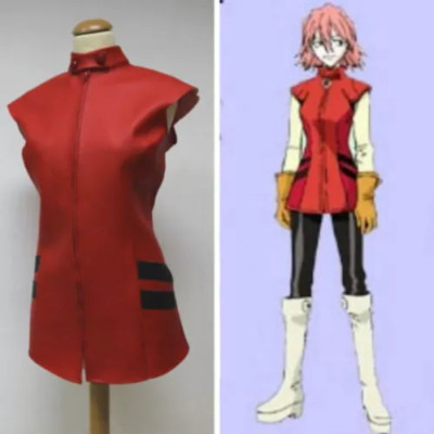 FLCL Fooly Cooly Haruko Haruhara Cosplay Costume jacket vest Custom Made