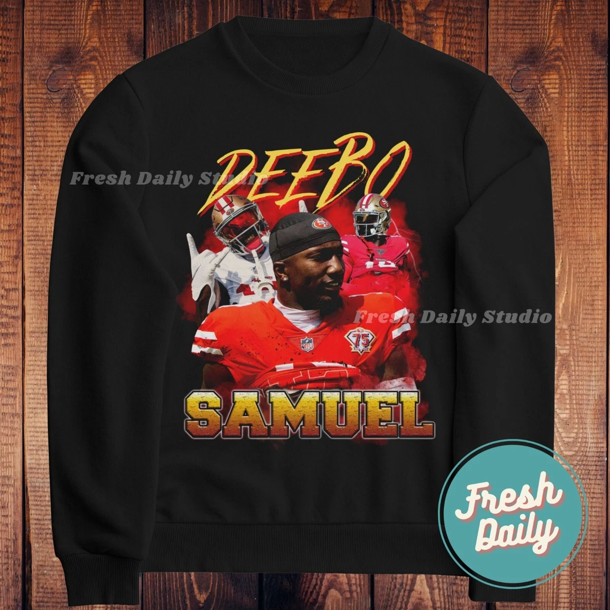 Deebo Samuel Crewneck Sweatshirt NFL SF Niners Sweater 49ers merch