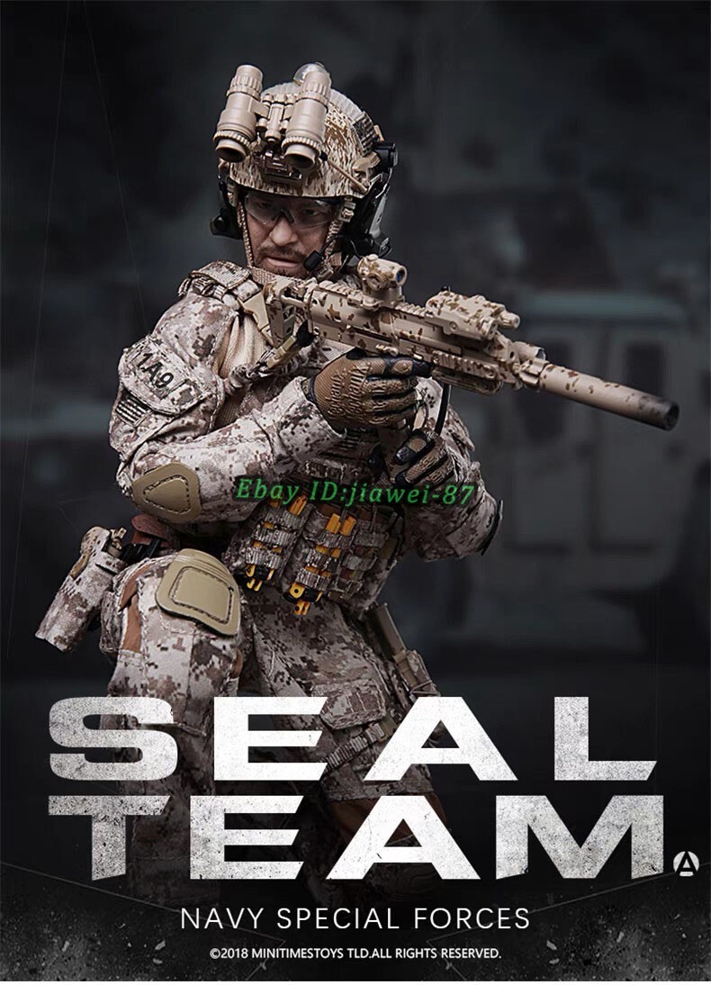 Brand-New 1/6 MINITIMES US Navy Special Forces Seal Team M012