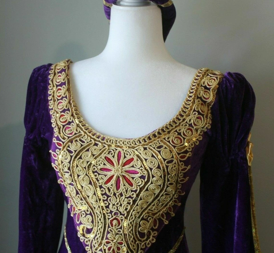 NOVO Vestido Medieval Renascentista Queen of Thrones FATO DE HALLOWEEN PLUS TAM 1X/2X - Imagem 2 de 3