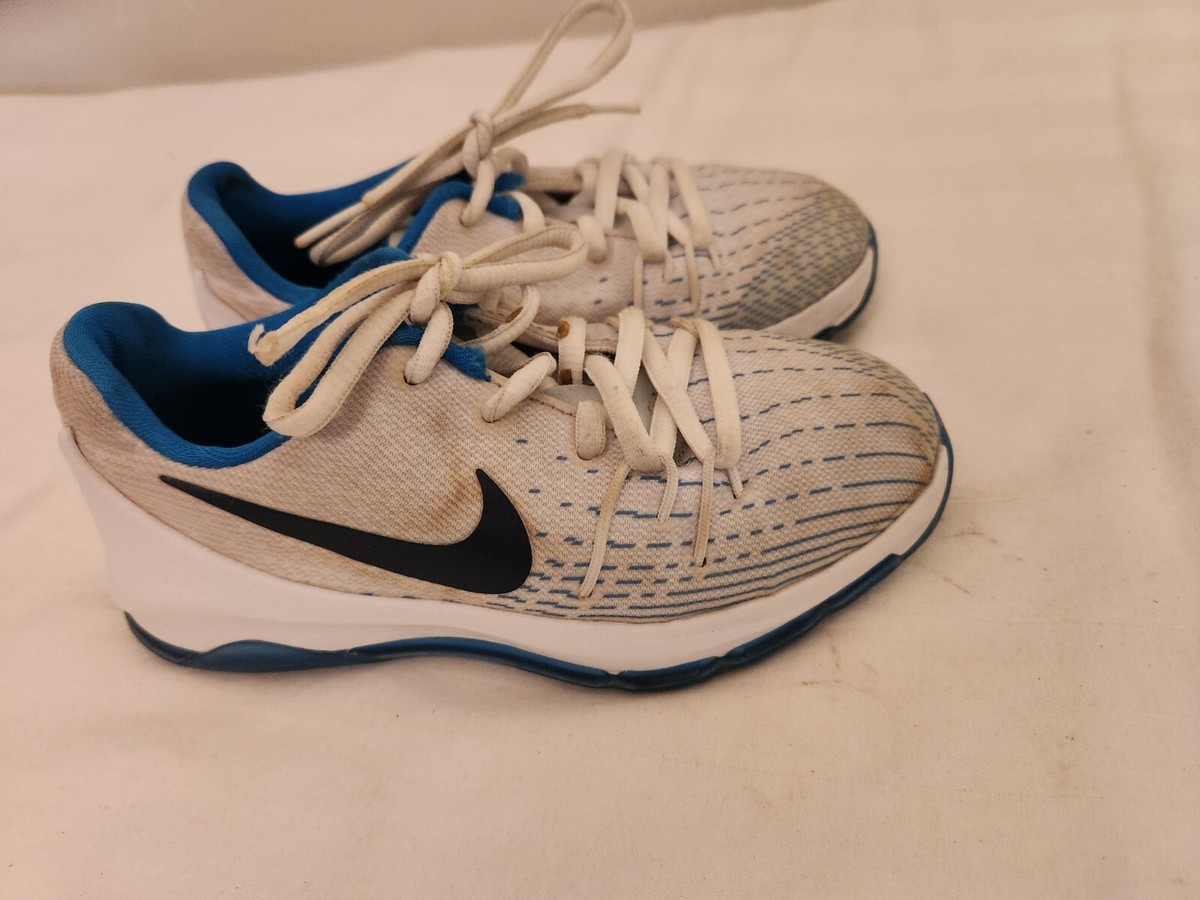 Nike KD GS Youth Basketball Gym Active Sneaker 768868 144 White