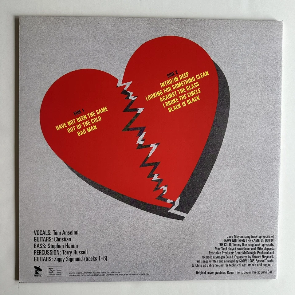 Slow - Against the Glass LP (Limited Edition Blue/Pink Color Vinyl) Grunge, Punk — 第 2/4 张图片