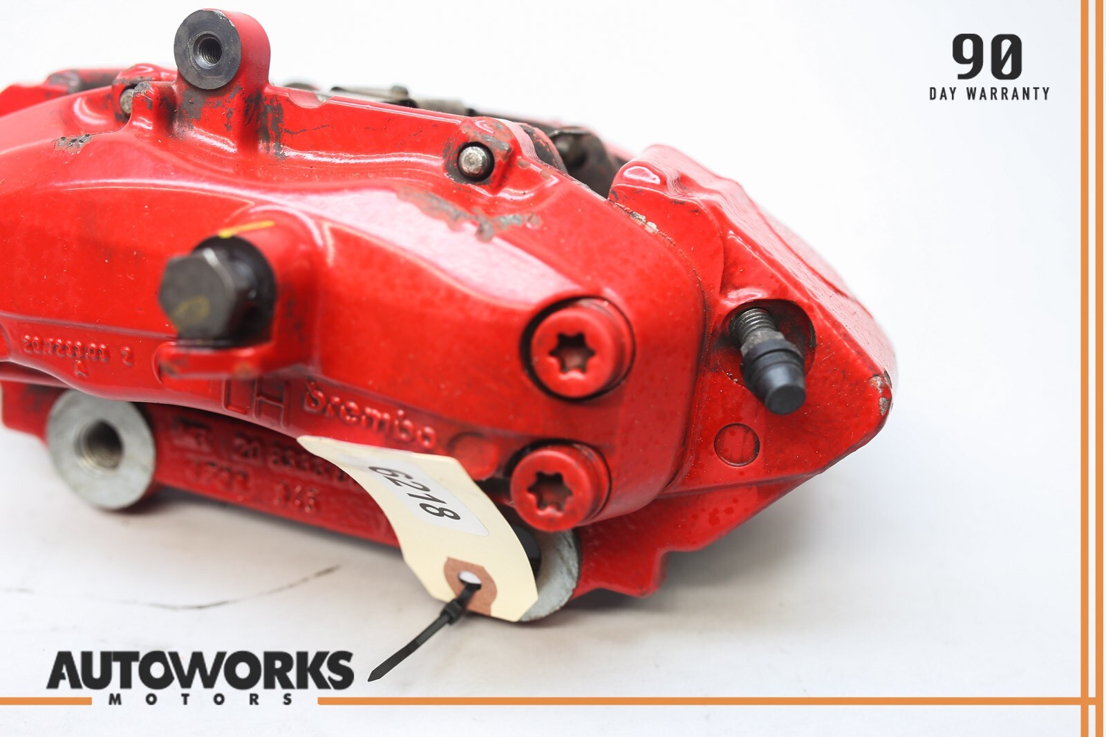 04-08 Maserati Quattroporte M139 Front Left & Right Brake Caliper Brembo Set OEM