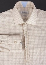 Robert Graham Shirt Check Tailored Fit Size 15.5 /39 gd0606a6