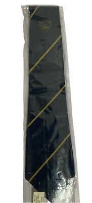 Charnwood Krawatten Ltd marineblau gold gestreift C.F.C Schild Logo Krawatte Krawatte ety