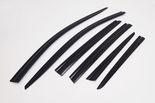 Smoke Tinted Weather shields 6P for 2013 - 2018 Ford Escape ( Kuga ) - Picture 9 of 12