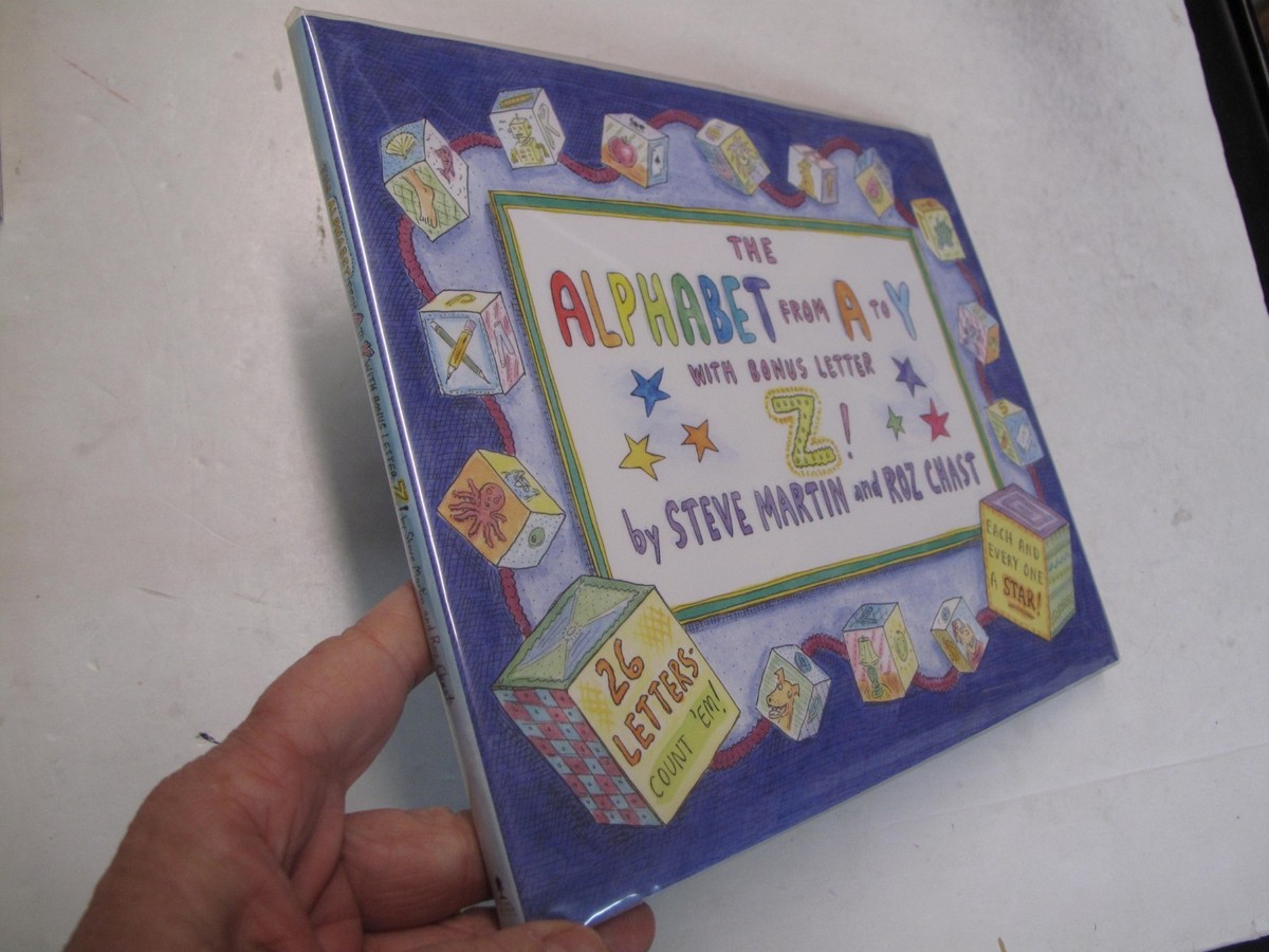 Children's Juvenile Letters Alphabet A to Y Steve Martin Roz Chast