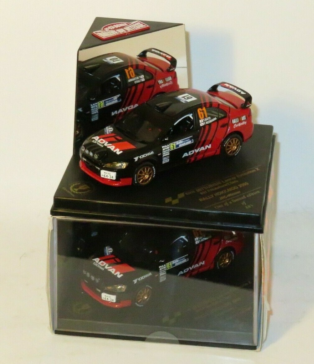 1/43 Mitsubishi Lancer Evo X ADVAN Ralliart Rally Hokkaido