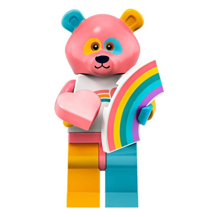 Коллекционные минифигурки LEGO серия 19 71025 - Bear Costume Guy (ЗАПЕЧАТАННЫЕ)