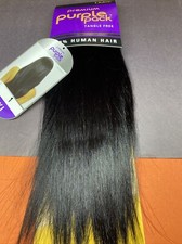 Outre Premium Purple Pack 100 Human Hair Yaki Weave 10" 1