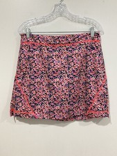 Lady Hagan Tropical Red Pink Golf Tennis Skort Women Sport Active Skirt Size 6