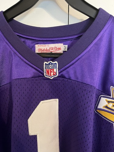 AUTHENTIC MITCHELL & NESS Warren Moon VIKINGS 1995 Trikot mit Patch Größe 52 - Bild 2 von 13