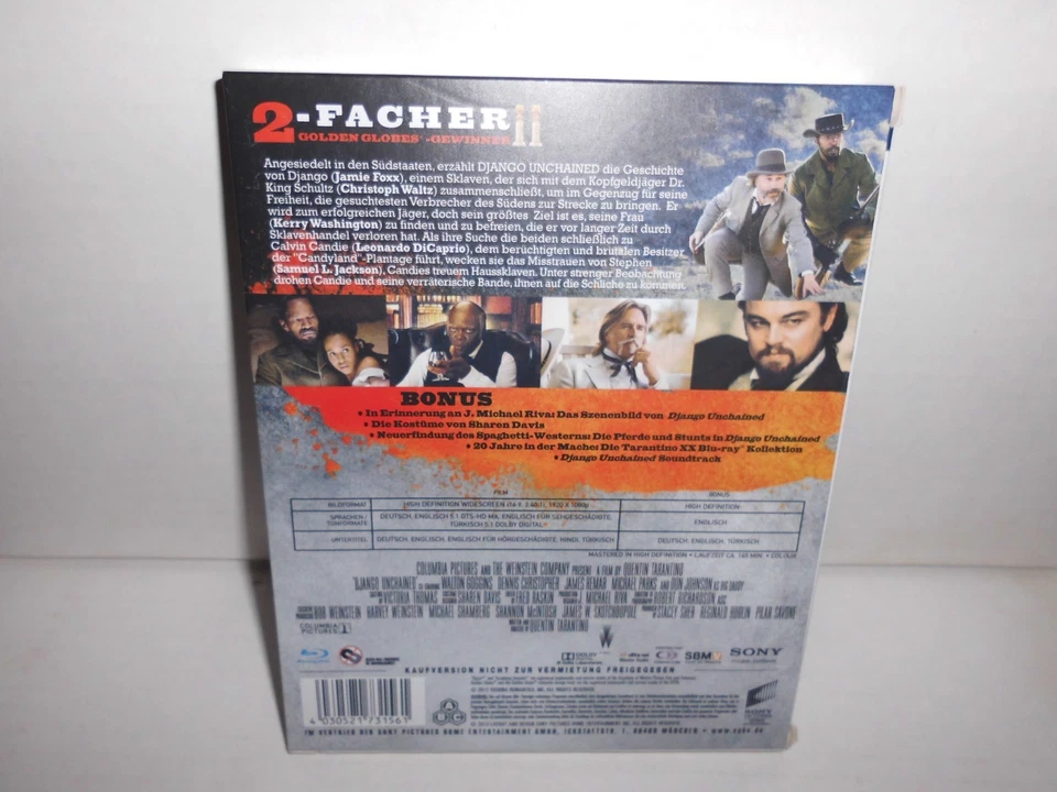 Django Unchained (Blu-ray+Soundtrack) Blu-ray - Bild 2 von 2