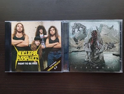 2CD "Nuclear Assault–Fight To Be Free/Brain Death" & "Messiah – Fracmont" - Image 1 of 3