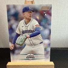 Logan Evans 2025 Topps Stadium Club Baseball #52 Seattle Mariners