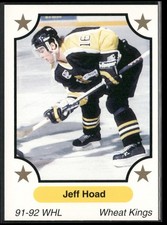 1991-92 7th Inning Sketch WHL #215 Jeff Hoad