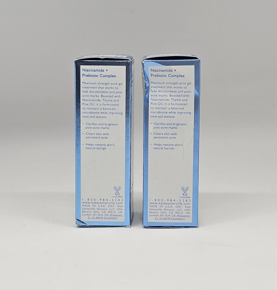 Gel desvaneciente marca acné Kate Somerville EradiKate 2 piezas con niacinamida y prebiótico Foto 4 de 4